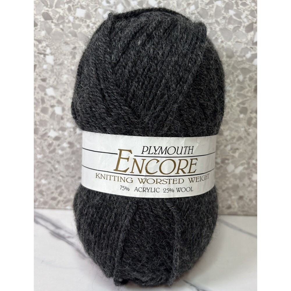 Plymouth YARN Encore Worsted Weight  75%  Acrylic  25% WOOL